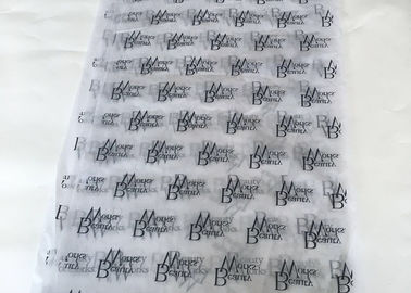 الصين أبيض اللون الأنسجة ورقة التغليف الأسود شعار مطبوعة الايكولوجية - ودية حمض - مجانا مصنع