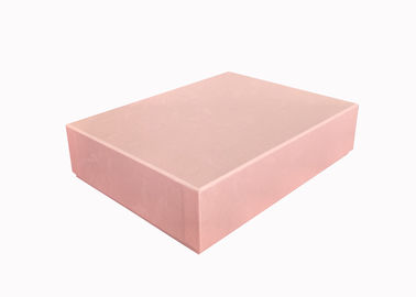 الصين أنيقة الوردي غطاء وقاعدة صناديق ، وحجم مخصص علب الهدايا من الورق المقوى لألبوم مصنع