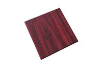 لون الخشب الأحمر العميق غطاء وقاعدة صناديق مع السطح المخملي الداخلية 1200gsm كرتون المزود