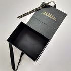 تصميم الديكور للطي علب الهدايا شكل الكتاب الأسود مع الشريط الجميل المزود
