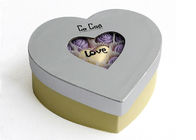 القلب على شكل اختتام المغناطيسي مربع هدية لون مخصص لعيد الحب المزود