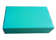 طباعة ورقة زرقاء ورقة هدية مربع / إدراج رغوة للأحذية التعبئة والتغليف المزود