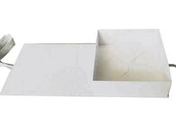 طي الورق المقوى هدية مربع الشريط الأبيض مستطيل الشكل بانتون الطباعة المزود