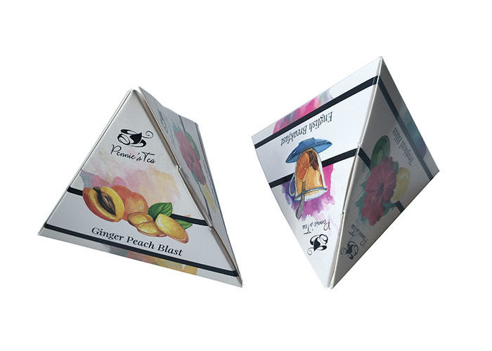 Gable Recyclable Cardboard Gift Voucher Box Breakfast Food Carry Pattern Printed المزود