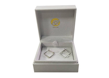 الصين القرط المجوهرات ورقة هدية مربع التعبئة والتغليف من الورق المقوى مع شعار مخصص / الحجم مصنع