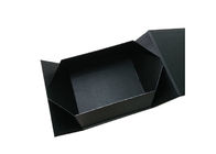 القابلة لإعادة التدوير أسود ورقة قابلة للطي التفاف هدية مربع للملابس والأحذية التعبئة والتغليف المزود
