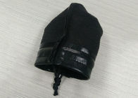حقائب جلدية سوداء Leathery الحقائب ، الجلد المدبوغ الرباط الحقيبة شعار طباعة الشاشة المزود